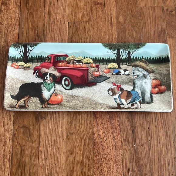 SET OF 4 HOLIDAY SERVING TRAYS - Picture 6 of 9